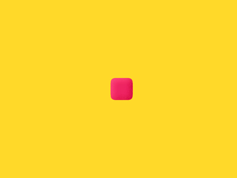 Square and Two Circles #1 after effect animation animation 2d flat liquid animation liquid motion loop loop animation motion art motion design motion graph red shapes simple shapes yellow