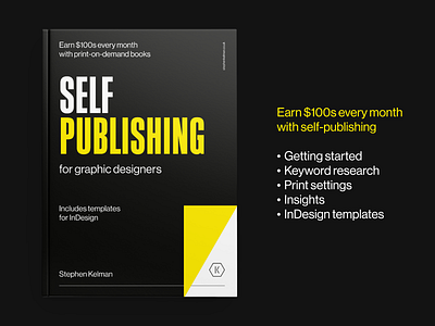 Self Publishing for Graphic Designers amazon kdp course ebook ebook design guide kdp kindle direct publishing print on demand print on demand self publishing
