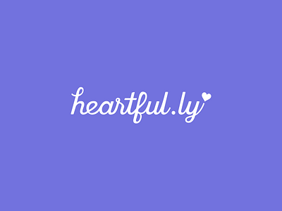 heartful.ly logo branding front end logo