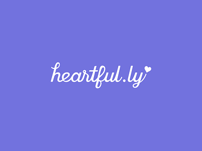 heartful.ly logo branding front end logo