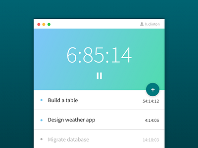simple task timer app desktop app timer ui