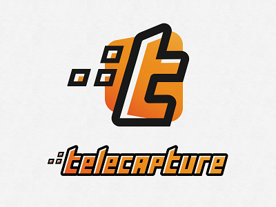 Telecapture Concept branding gradients illustration logo typography vector