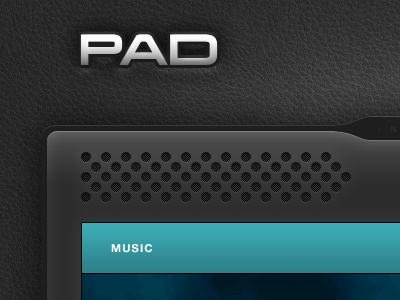 PAD - Theme for DJ's dj leather music pad speaker