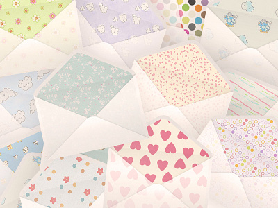 Envelopes colorful deviantart envelopes textures