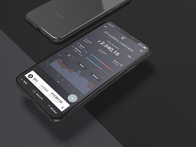 Wallets overview cryptocurrency currency dahboard graphicdesign transactions ui ux uxdesign wallet webdesign
