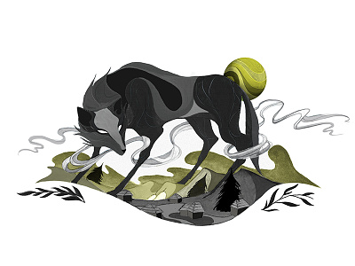 Wolf Totem by Danica on Dribbble