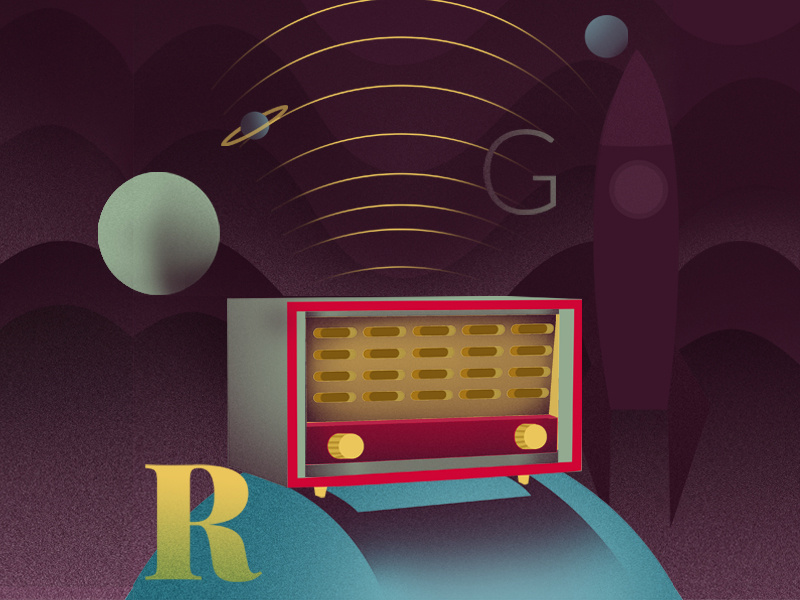 Galaxy Radio 2018 november draving magazine cover online indie photoshop editor magazine radio illuatration