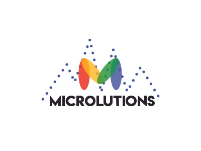 Microlutions branding design illustrator logo