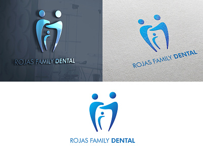 Rojas Family Dental branding dental dental logo design logo logoday