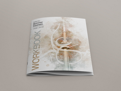 Workbook Cover Design art bookcover calligraphy design islamic