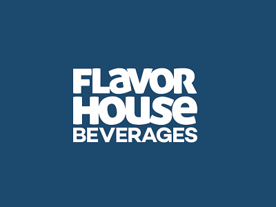 Flavor House Logotype branding design graphics illustration logo packaging print typography vector