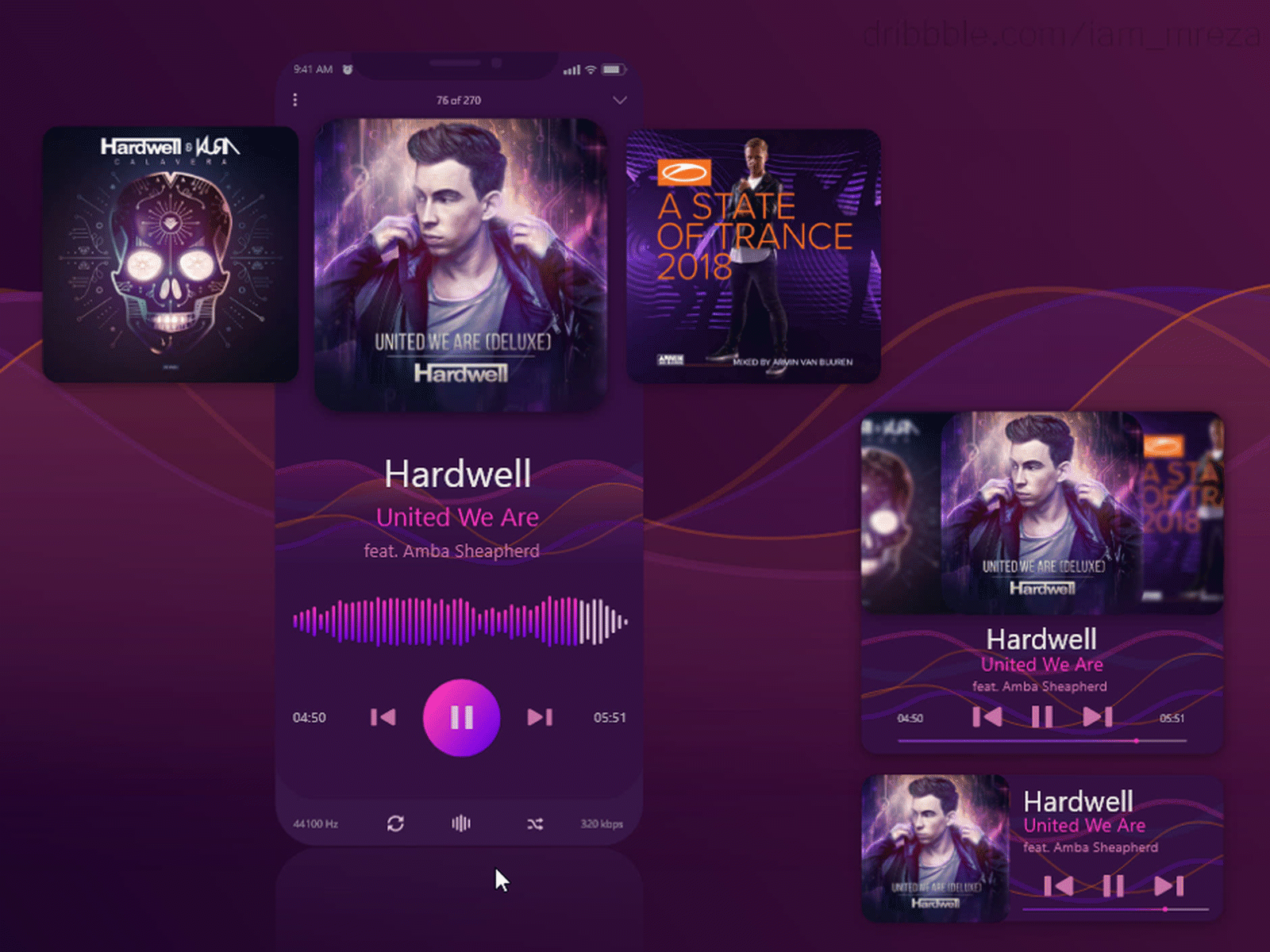 MusicPlayer adobe xd audio player music app music player music widget prototyping