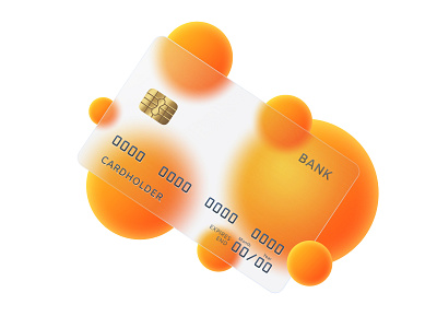 Transparent bank cards