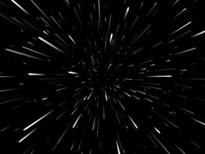 Hyperspace abstract vector background.