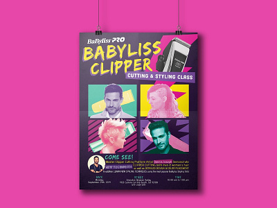 Babyliss Clipper Poster design poster poster art print print ad