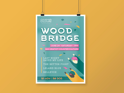 Woodbridge Gig Poster