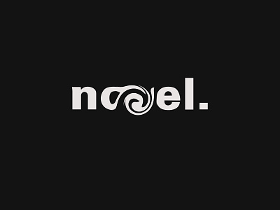 'Novel' logo album art commission debut graphic design. design logo magazine photography posters typography zine