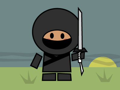 Ninja @ Dusk angrycute ninja