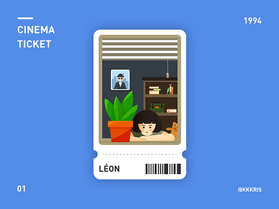 Movie Leon film illustration leon movie plant