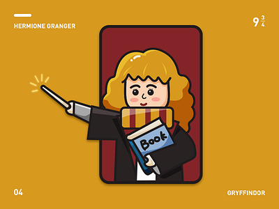 Hermione Granger girl harry potter illustration movie vector