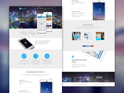 Jomster Template landing page uiux website