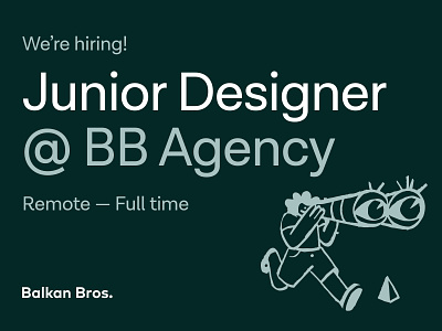 Join BB Agency - Junior Designer