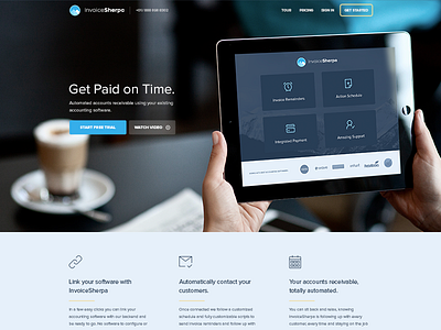 Invoice Sherpa Redesign - WIP application business clean flat invoices payment professional ui ux web app web design