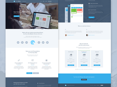 Invoice Sherpa Homepage Redesign