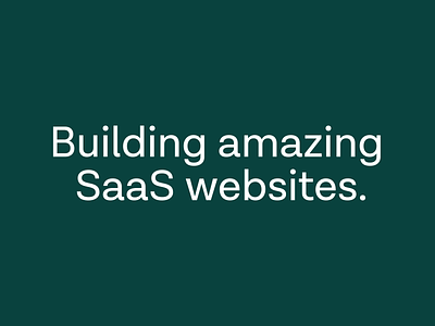 BB - Building Amazing SaaS Websites animation b2b cms design design system development dtc mobile modules product design responsive saas systemic design ui ux web webflow website design websites wordpress