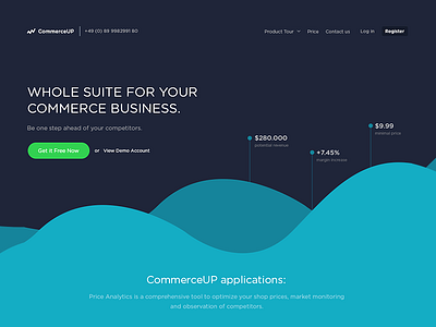 Commerce Analytics Homepage - WIP