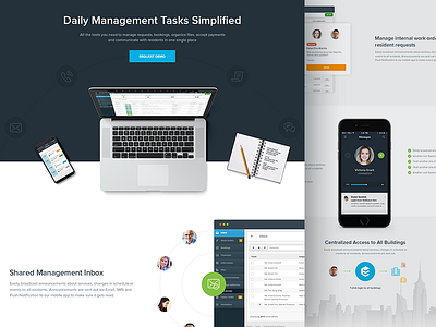 Evercondo - Management Page balkan brothers development flat responsive ui user experience design ux web app web design