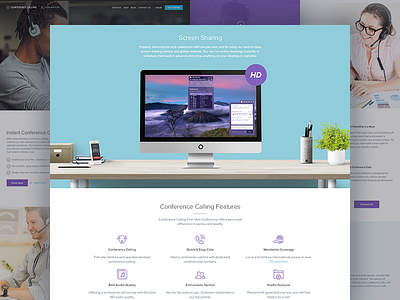 Conference Calling - Inner Pages balkan brothers clean flat responsive ui ux ux design web design website