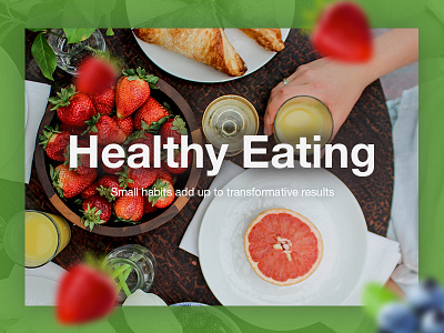 Dojo - Eat Healthy clean flat food health landing page ux web design website wellness