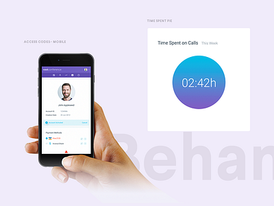 Conference Calling - Behance Case Study app behance case dashboard design interface study ui ux web