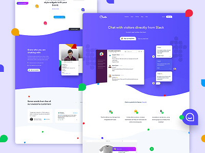 Chatlio is coming soon! chat clean gradient landing page ui user experience ux web design website