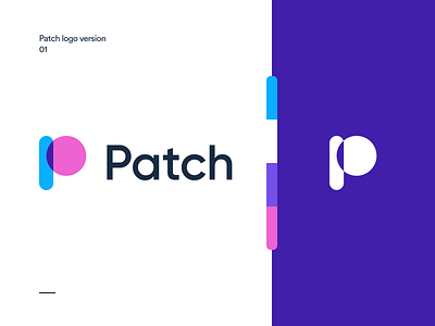 Patch - Logo brand brand design branding clean flat icon logo logo design renting typography web design