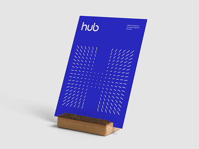 The Hub - Brand Exploration 03 art direction brand branding colors identity logo logotype mark mockup poster stationery style guide typography visual language word