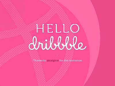 Hello Dribbble!!!