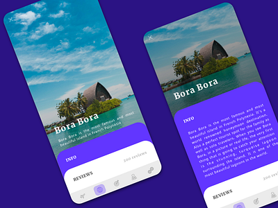 Places to Travel App Concept