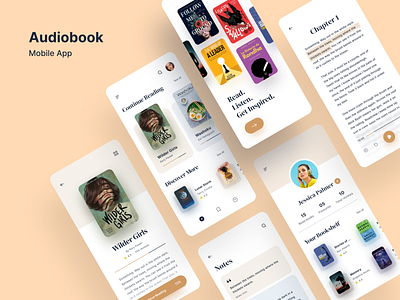 Audiobook - Mobile App Design