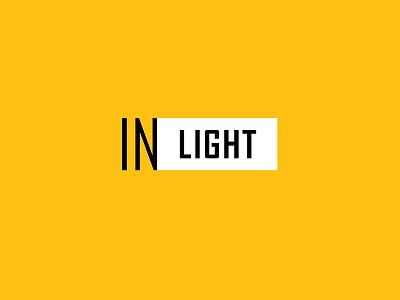 Inlight Logo bold clean concept logo simple