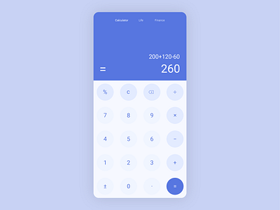 Daily UI #004 | Calculator app calculator clean dailyui004 interface ui. ux uidesign