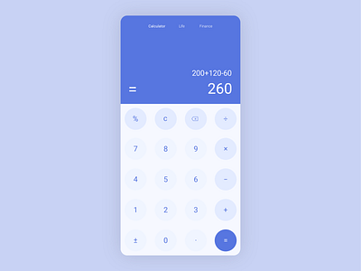 Daily UI #004 | Calculator