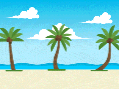 Anak Pantai 2d animation 2d character after effect after effects animation illustration