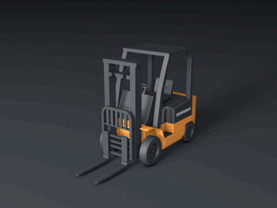 Sastroredjo 3danimation 3dmodeling cinema 4d forklift