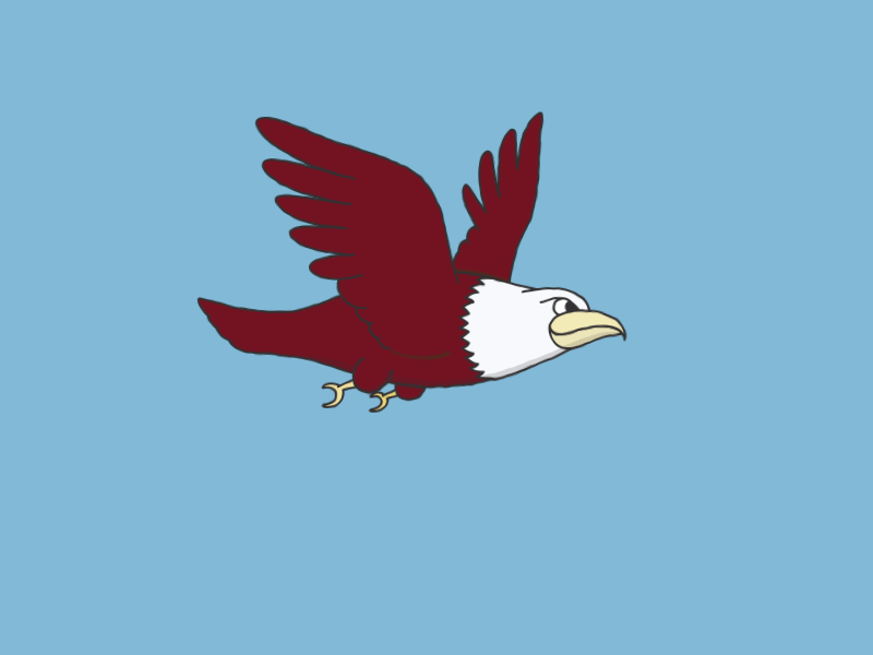 Flying Bird {gif} 2d after effects animated gif animation bird cel flying frame by frame gif motion graphics