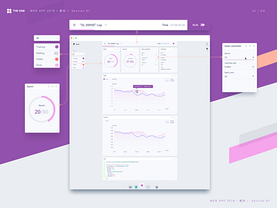 Training Board ai app dashboard ui ux web