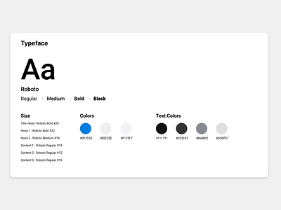 Typeface component design design typogaphy uiux