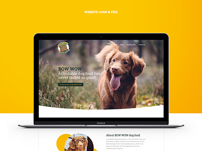 Dogfood Website Design design dog dogfood photoshop website design