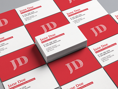 Jozef business cards business card font fonts layout mockup text type design typeface typesetting typography